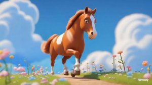 Для детей, Детский мультик и песенка про лошадку