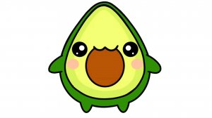 КАК НАРИСОВАТЬ  АВОКАДО 🥑😊