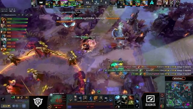 1W TEAM vs AURORA - ХАЙЛАЙТЫ - DreamLeague S26 - Закрытые Квалификации смотреть онлайн