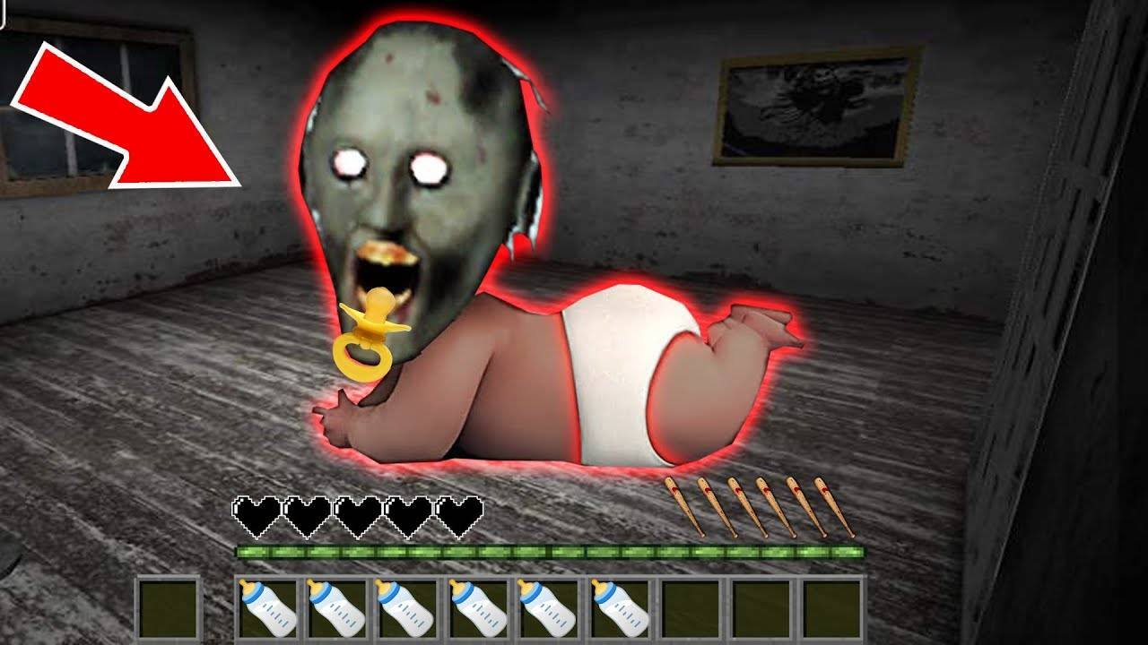 ИГРАЮ ЗА РЕБЕНКА БАБКИ ГРЕННИ В МАЙНКРАФТ КАК ИГРАТЬ ЗА РЕБЕНКА GRANNY В MINECRAFT смотреть онлайн
