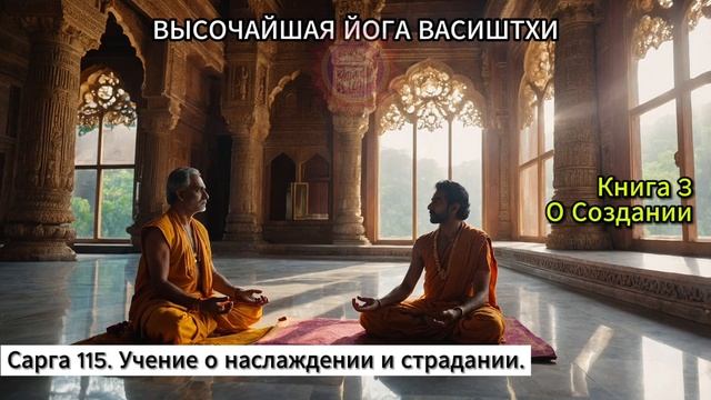 Йога Васиштхи | Книга 3 - [Сарга 115/122] | Учение о Наслажде?