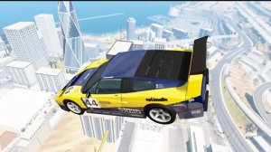 Американские тачки и крутой спорткар доброго кота тест на прочность в BeamNG Drive Скачать мод в опи