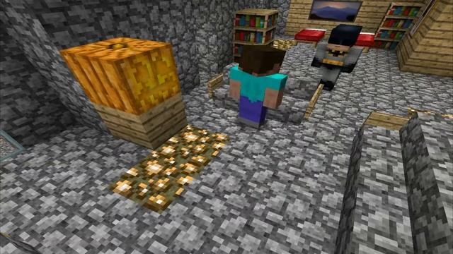 Slender в Майнкрафт сериал. серия 13. опасный магазин, коне?