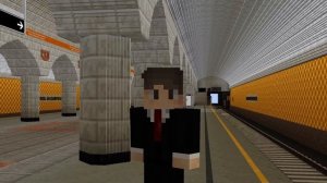 Обзор Правобережной Линии «Метро Петербурга в Minecraft»