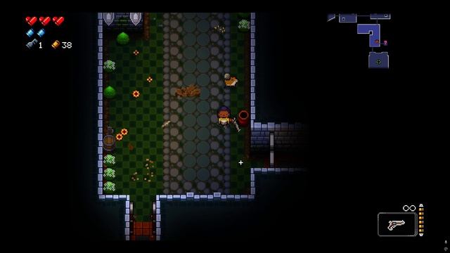 Первое знакомство с игрой Enter The Gungeon. Проходим 1 этаж-Master Of Rogueike