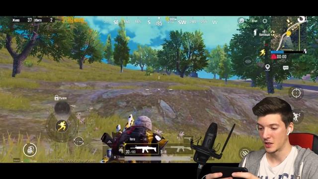 ВПЕРВЫЕ ЗАШЁЛ В PUBG Mobile НА ТЕЛЕФОНЕ! МОЯ ПЕРВАЯ ИГРА НА ? смотреть онлайн