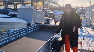 Легковой прицеп МЗСА 817703.022 инструкция. Тент, крышка, опорное колесо. Видео обзор.Магазин ТРЕЙЛИ