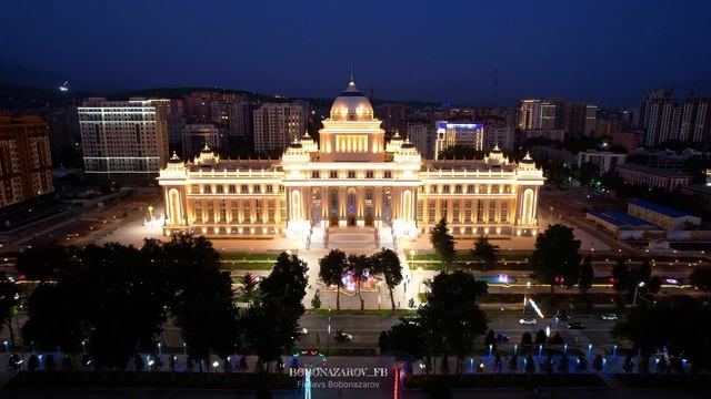 Ночной Душанбе 4K Таджикистан Душанбе 4K Tajikistan Dushanbe 4K