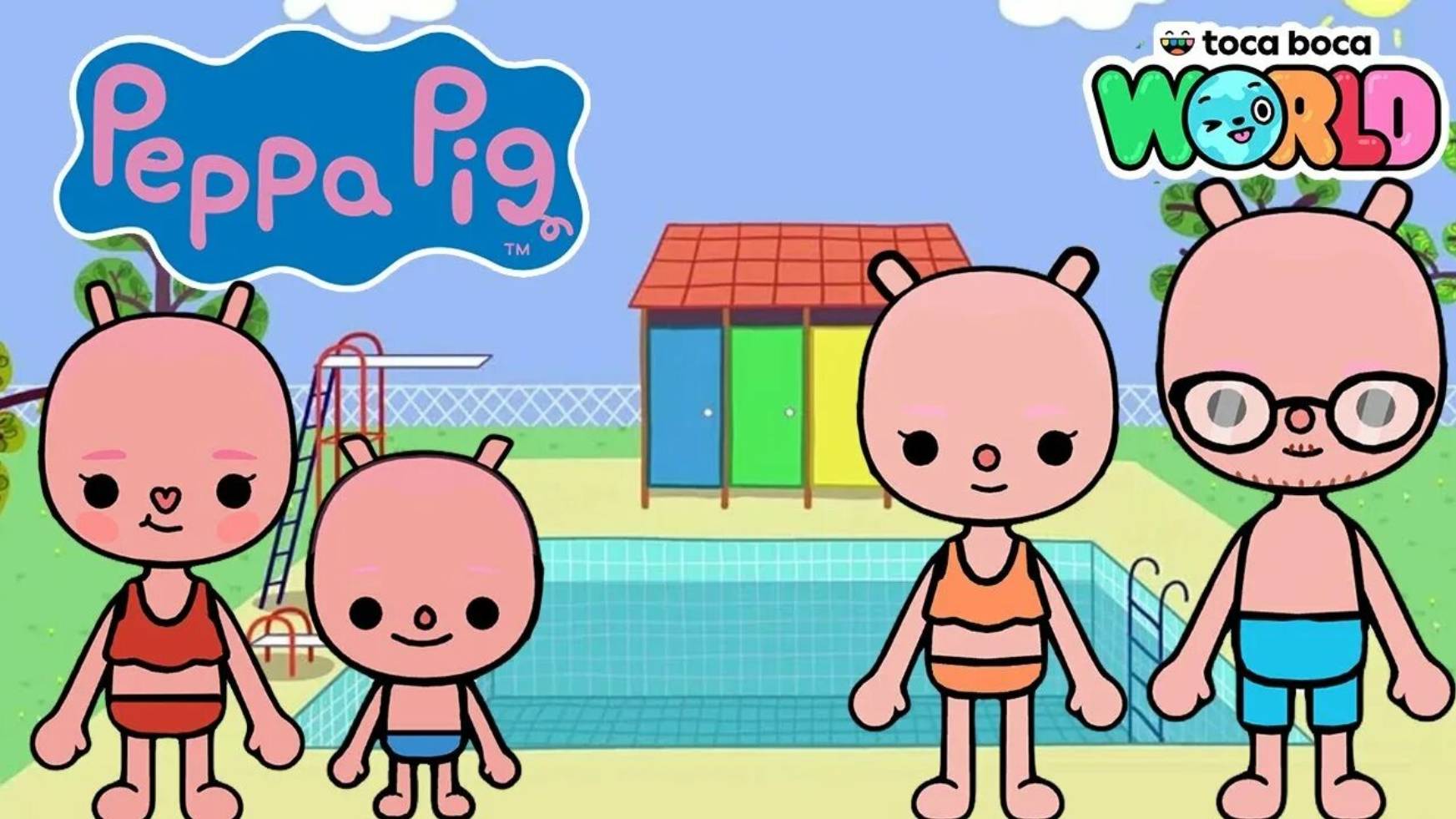 ТОКА БОКА СВИНКА ПЕППА ИГРА ЛЭНД TOCA BOCA смотреть онлайн