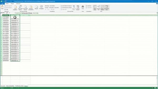 Создать вычисляемую таблицу на DAX в Excel