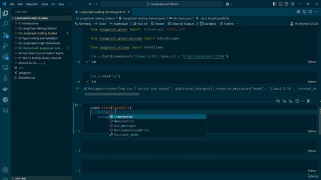 8 -Your First Chatbot with LangGraph and Ollama Part 2 смотреть онлайн