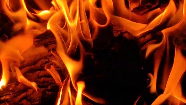 Огонь в печи