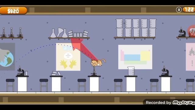 Clumsy Cat челендж: пройти все комнаты в School сломая меньше ? смотреть онлайн