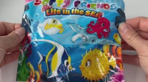 Игрушка-тянучка «Морские животные. Серия softy friends”. Life in the sea. СБАБАМ (SBABAM)