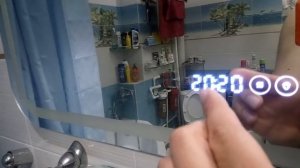 Как настроить время на зеркале с подогревом и подсветкой