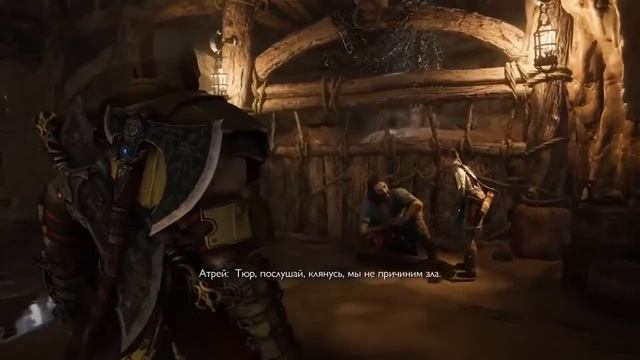 GOD OF WAR RAGNAROK КРАТОС освобождает ТЮРА смотреть онлайн