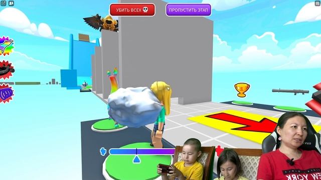 Обби Большой или Маленький Роблокс с мисс Томирис смотреть онлайн