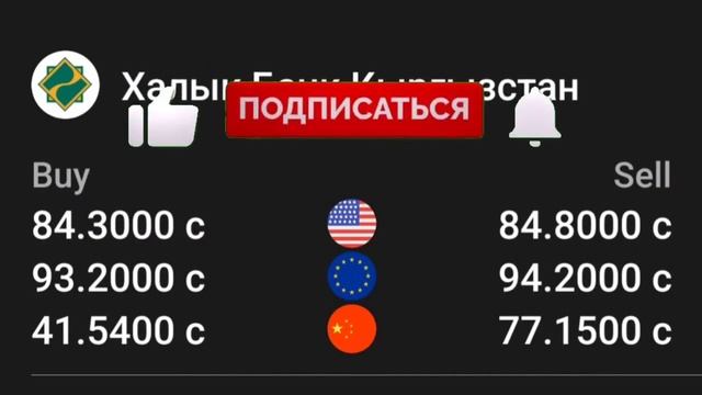 📹 СЕГОДНЯ КУРС😱😱, КӨТӨРҮЛДҮ 🥳  🤯  26.09.2024 Курби асъо