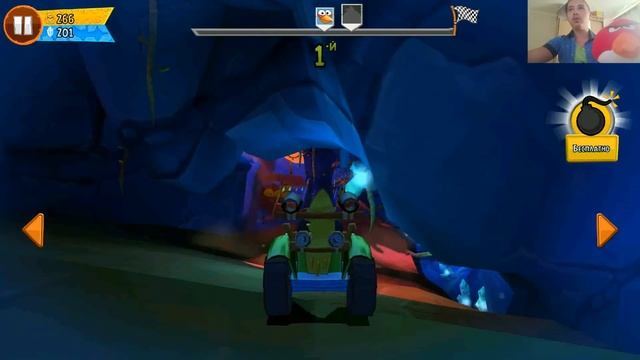 Прохождение ANGRY BIRDS GO в 2024 (синяя троица) #3 #angrybirdsgo #angrybird