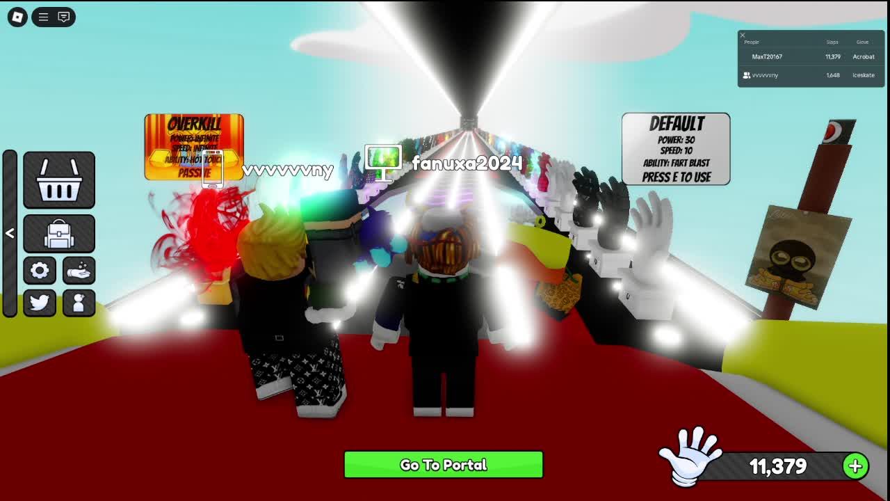 играю в Slap Battles