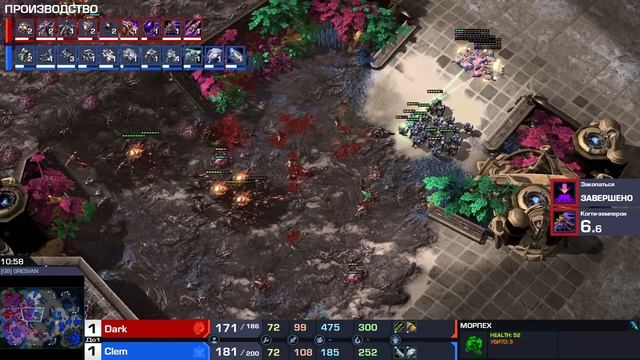 Зашёл в туза на турнире за 440 000$! Clem(t) VS Dark(z) Турнир по Star