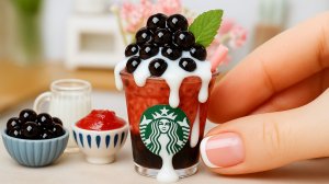 Большая Подборка Миниатюрных Напитков 🧋 Идеи Вкусных Напитков с Клубникой, Голубикой 🤗 Мини Кухня