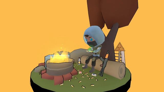 3D-диорама "Чиби-проводник «Чистого неба» на привале" / 3 смотреть онлайн