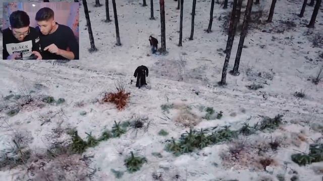 ВЫ НЕ ПОВЕРИТЕ МОЙ ДРОН СНЯЛ РЕАЛЬНОГО КРИКА!    *маньяк