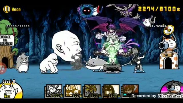 прохождение первого босса The Battle Cats