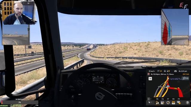 Покоряем бескрайние просторы Америки в American Truck Simulator ? смотреть онлайн