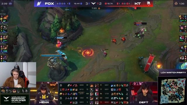 ГЛАВНЫЙ БОСС СЕЗОНА ДЛЯ Т1 | KT VS FOX | LCK SUMMER 2024 смотреть онлайн
