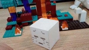 Обзор на лего майнкрафт ( нижний мир ) 🔥🔥