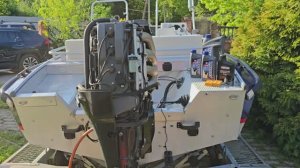 Честный перекуп Катер Silver Hawk DC 520  часть 3 пуск