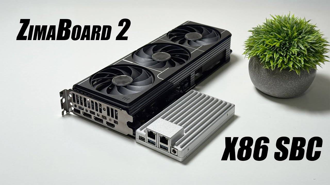 ZimaBoard 2 Hands On Testing, We Added An RTX 5060 Ti To An SBC! смотреть онлайн