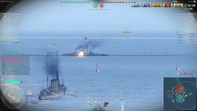 Крейсер Chikuma II уровень смотреть онлайн