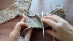 КАК ЛЕГКО И ПРОСТО СВЯЗАТЬ ПЯТКУ НОСКА