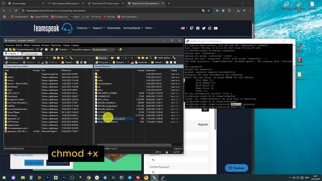 Установка TeamSpeak 3 сервера на VPS/VDS linux Ubuntu 22.04 | 2025 смотреть онлайн