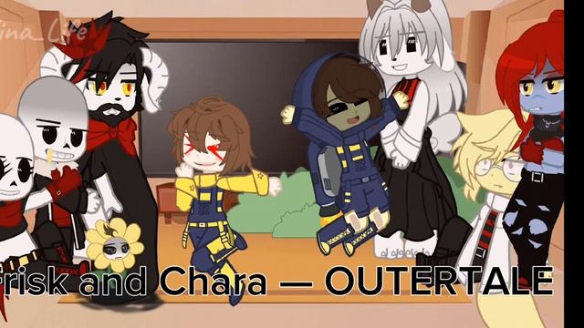 UNDERFELL react to Frisk and Chara AU! | реакция АНДЕРФЕЛЛ на Фриск и Ча? смотреть онлайн