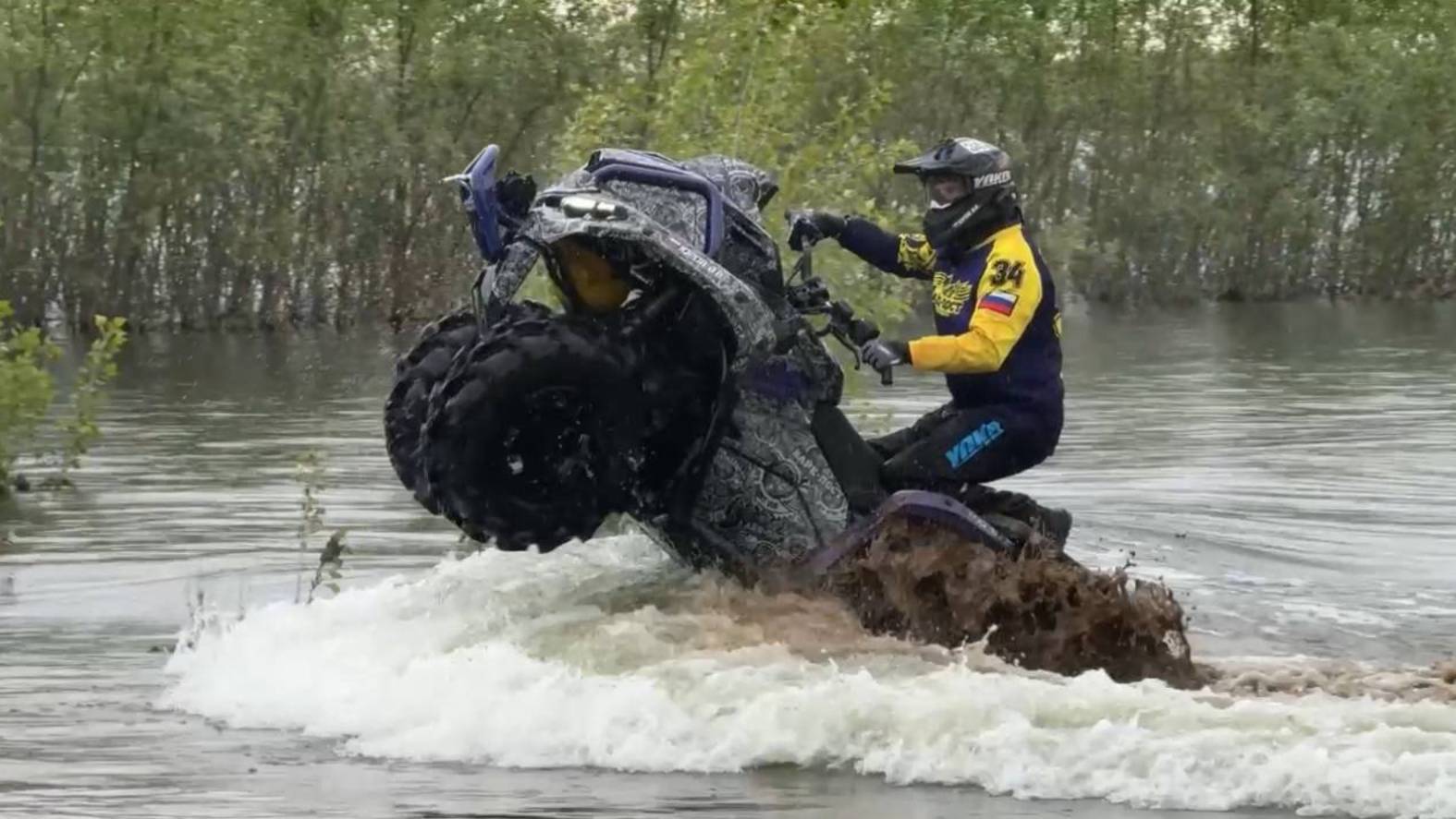 ПОКАТУШКА ПО РАЗЛИВАМ🚜💦 ПРЕОДОЛЕВАЕМ БРОДЫ🦾 ТЕСТИРУЕМ НОВЫЕ BRP G-3 ☝🏼 КВАДРОБРАТЬЯ ВОЛГОГРАД смотреть онлайн