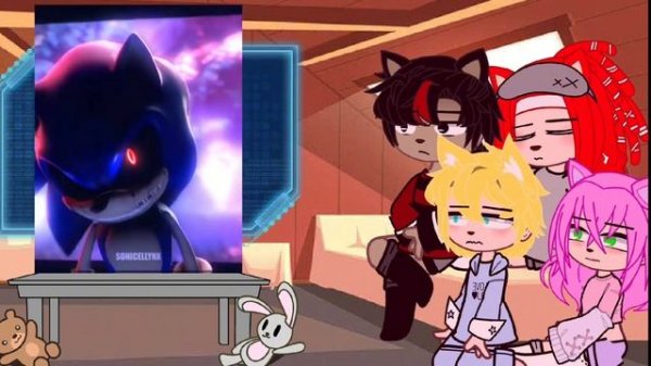 Реакция друзей Соника на sonic.exe (по просьбе)