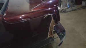 Как отремонтировать левое заднее крыло после ДТП на ВАЗ 2115