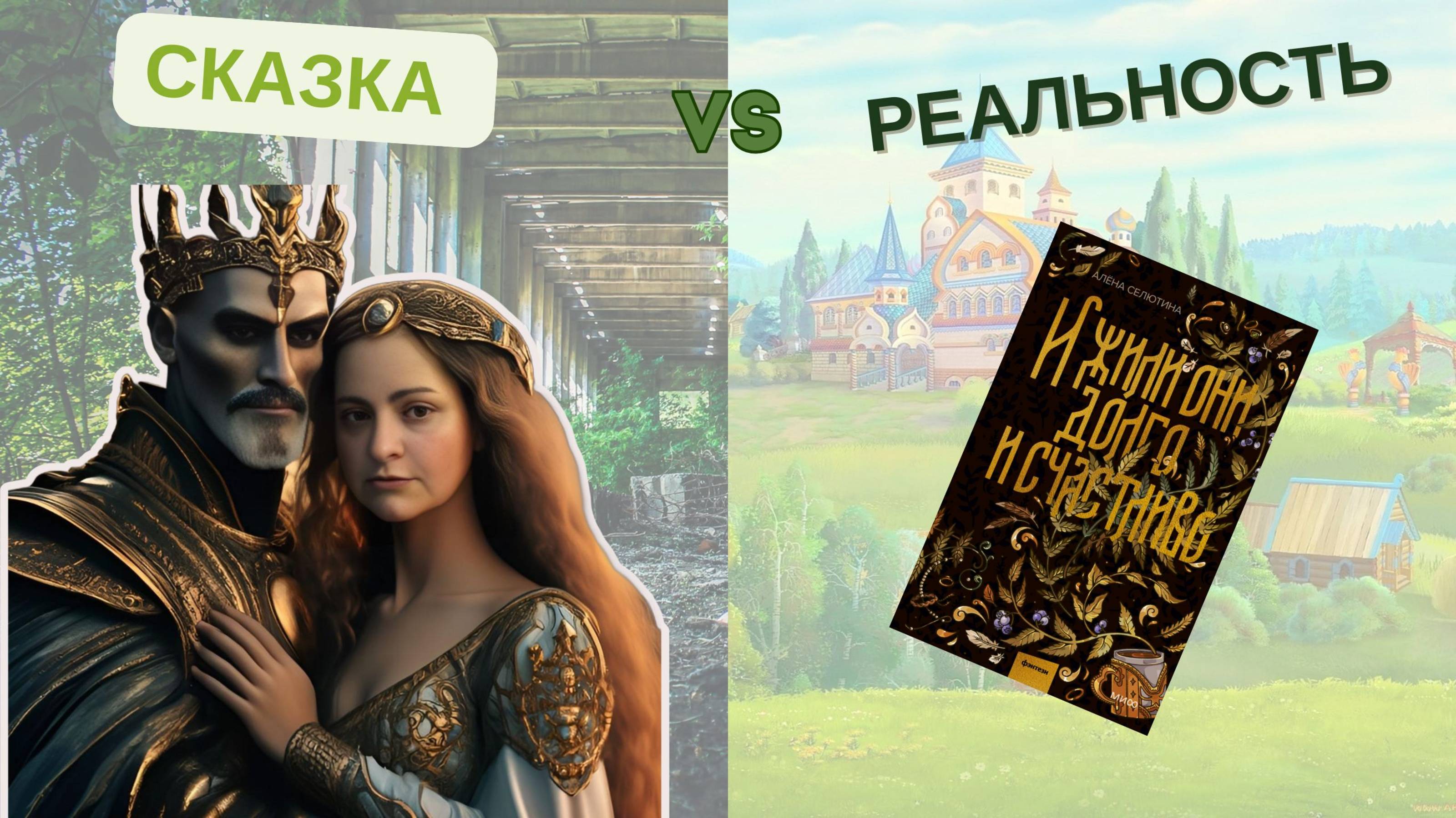 КОГДА СКАЗКА СТАНОВИТСЯ БЫЛЬЮ: Обзор книги Алены Селютиной "И жили они долго и счастливо" смотреть онлайн