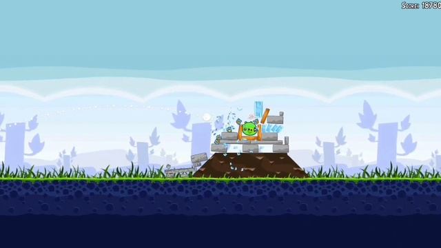 обзор одной из самых первых версий Angry Birds Classic