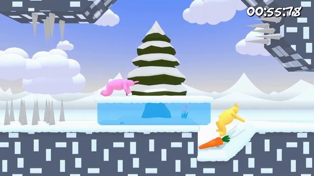 ИГРАЕМ ВМЕСТЕ С ДРУГО В Super Bunny Man смотреть онлайн
