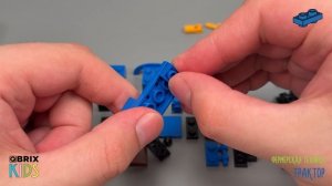 Собираем трактор из конструктора QBRIX KIDS - детские конструкторы с видеоинструкцией