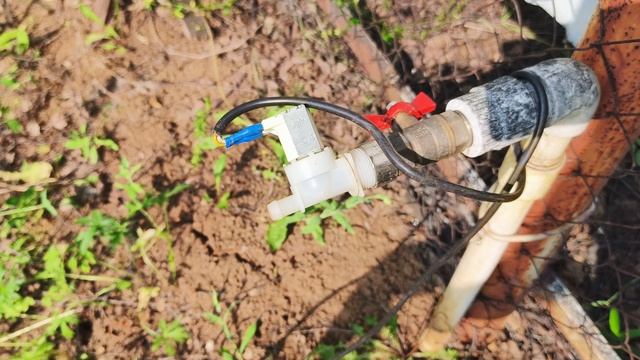 Испытание клапана для автополива