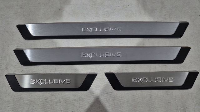 Накладки на пороги (Flexill Exclusive, 4 шт., нерж)