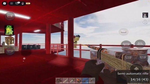 СОЛО ВЫЖИВАНИЕ в ПАРОДИИ РАСТА в РОБЛОКСЕ | Rost Alpha