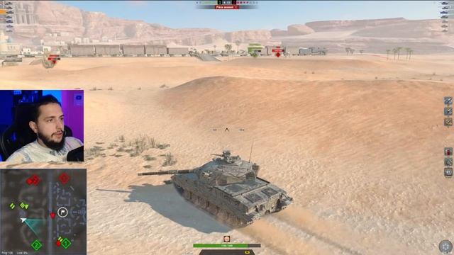 VICKERS MBT Mk 3 - ЧЕСНИЙ ОГЛЯД 🔥 Вікерс МБТ Мк 3 WoT Blitz смотреть онлайн