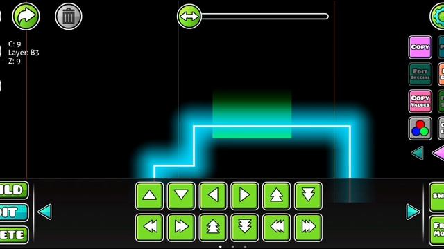 Как сделать неоновый стиль в Geometry Dash (туториал) смотреть онлайн